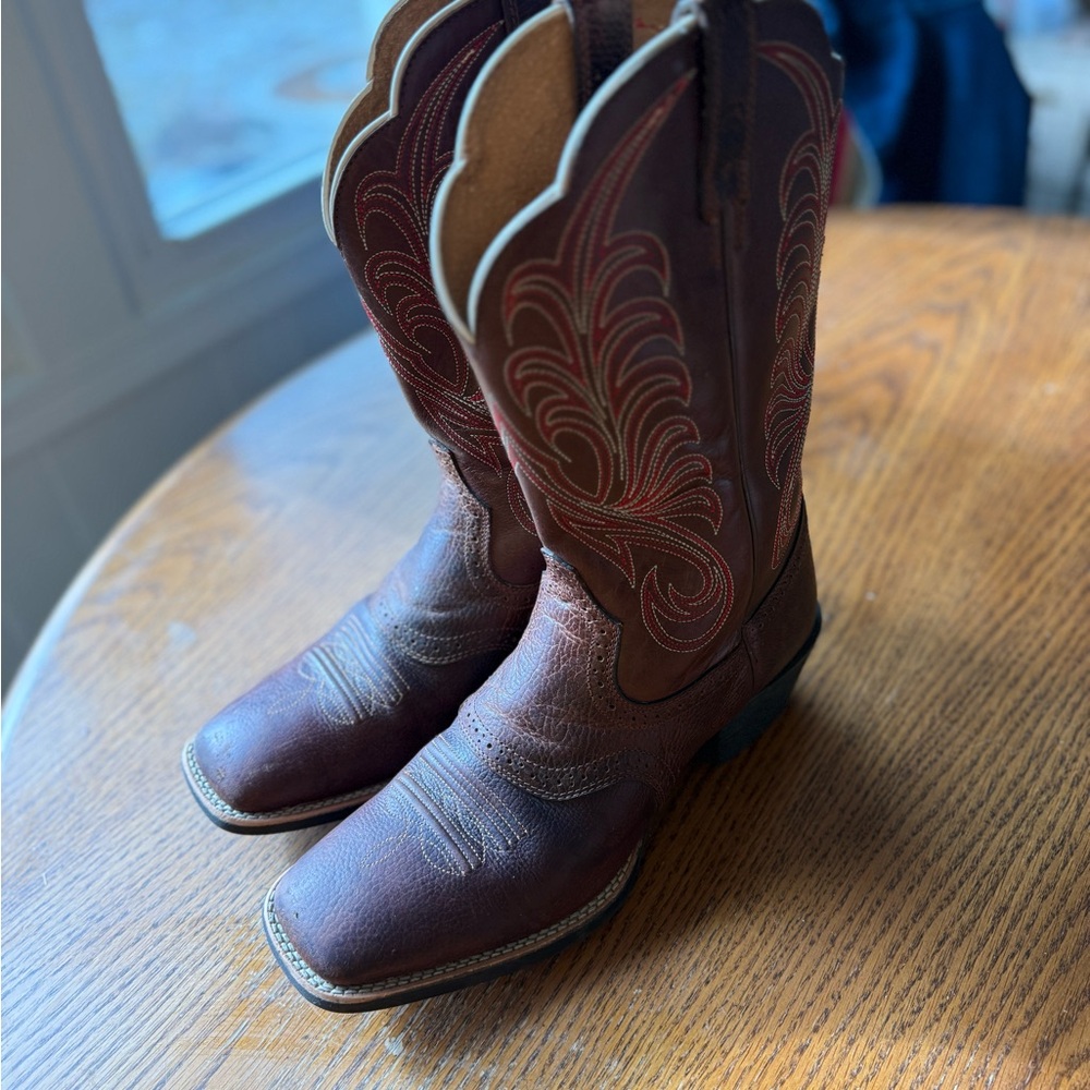 Women’s Ariat Leather Cowboy Boots